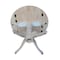 International Concepts Square Dual Drop Leaf Table, 36 in, Unfinished, 36 W, 36 L, 30 in H, Wood, Unfinished T-36DP - alternate 8